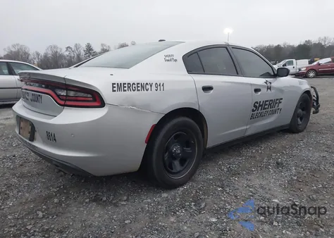2019 Dodge Charger Police Rwd z USA, uszkodzony, nr VIN 2C3CDXAT1KH688614
